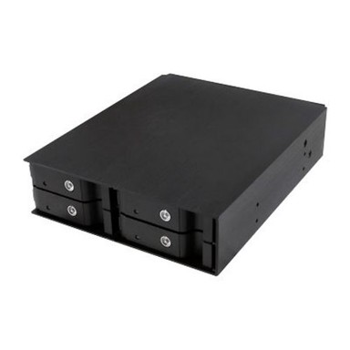 ICY BOX Mobilni nosač IB-2240SK, 5.25", 4x 2.5" SATA HDD/SSD, metalno kućište, crno